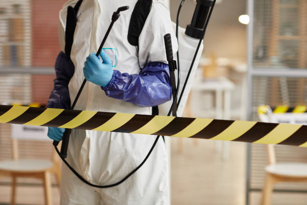 Professional Biohazard Cleanup technician working in Keaau, HI